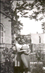 Batya- Aunt of Moshe Revach, and her friend in the garden.