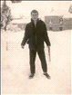 Moshe Revach in Jerusalem snow, mid. 60’s