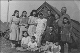  Moshe Revach's family, in a transit camp in Beer Yaakov, 1949