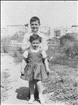 Moshe and Miriam Revach In the Jerusalem seam line , 1960