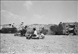 Kids on a skateboard, Jerusalem 1967