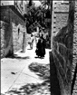 A nun in the street in Musrara