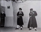 A Purim performance at the Malaban boarding school in the Arnona neighborhood