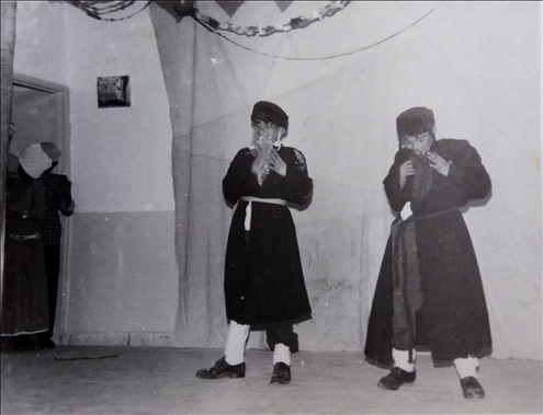 A Purim performance at the Malaban boarding school in the Arnona neighborhood